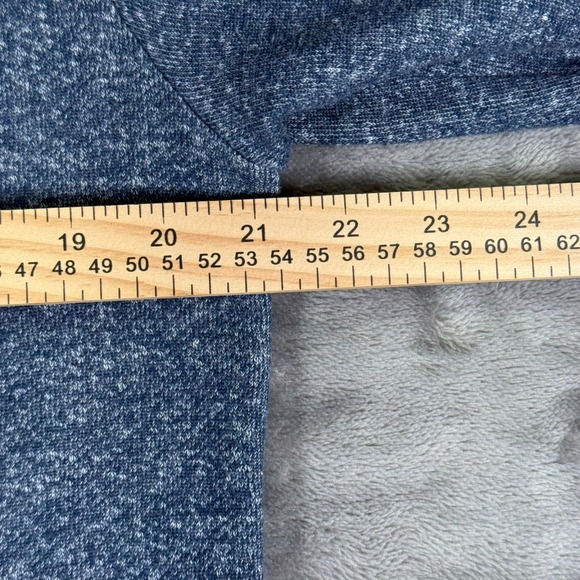 TOMMY BAHAMA Fleece Lined Crew Neck Lounge Sweatshirt L Navy Gray Style #229901 - Picture 5 of 12